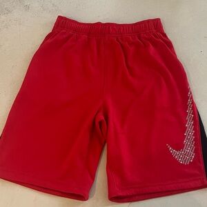 Nike Kids Red Athletic Shorts